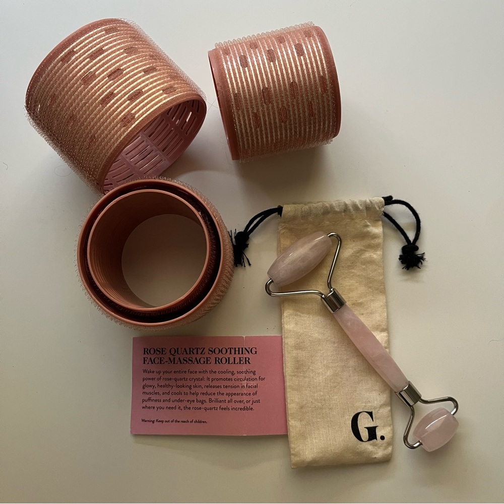 Goop Quartz Face Roller and Jumbo Hair Rollers - Picture 8 of 9